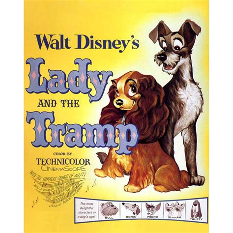 Lady And The Tramp 1955 11x14 Movie Poster