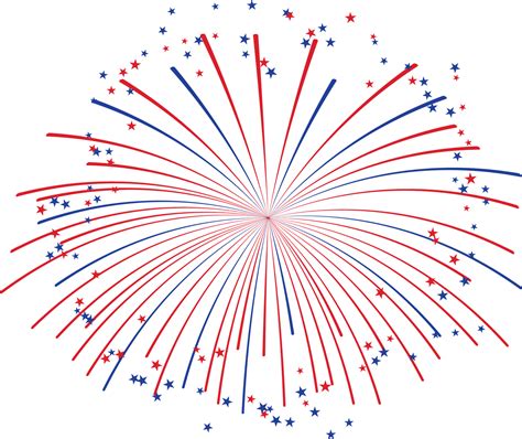 Red And Blue Fireworks Transparent Png Stickpng
