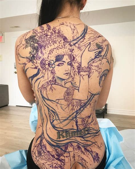 chronic-ink-tristen-zhang-asian-tattoo-cambodian-apsaras-dancer-for-back-piece-cover-up-in