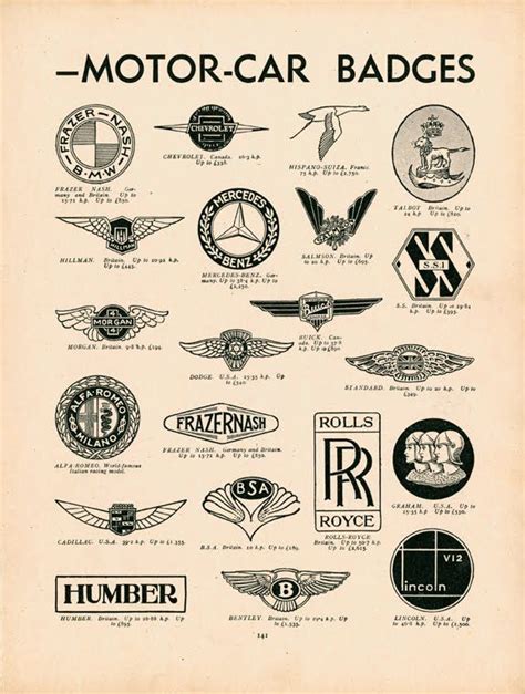 Old Car Company Logos