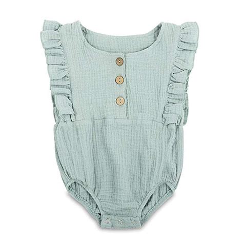 Babe Basics Cotton Baby Romper Cotton Romper Organic Baby Romper