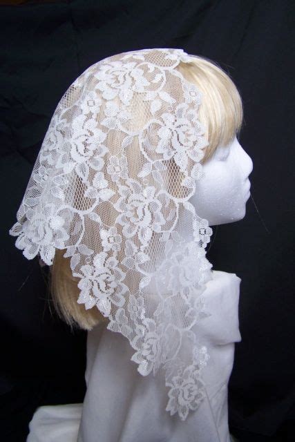 Lace Head Covering Worn By A Married Woman On Shabbat And When