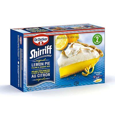 Dr Oetker Shirriff Pie Filling And Dessert Mix Lemon 425 Grams 15oz