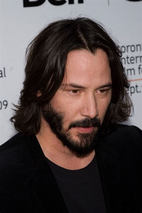 Keanu Reeves Current Hair Style Wavy Haircut