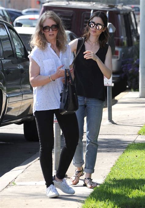lily collins with her mother out in west hollywood 3 16 2017 celebmafia