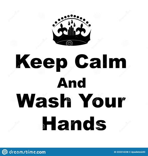 Keep Calm And Wash Your Hands Motivation Hygiene Poster Sweatshirt Or