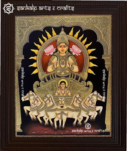 Surya Bhagavan Tanjore Painting At Rs 2500000 Shankar Nagar Pammal