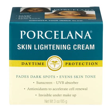 Porcelana Skin Lightening Day Cream And Fade Dark Spots Treatment 3 Oz