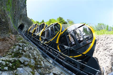 Ski resort in schwyz in the swiss alps, with skiing on 35km of pistes up to 2,000m altitude. The world's steepest funicular has opened at Stoos