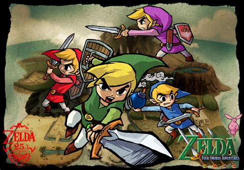 The Legend Of Zelda Four Swords Adventures Gc By Legend Tony980 On