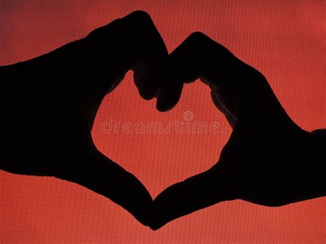 Hands Forming A Heart Shape Stock Photo Image Of Painting Icon 83733190