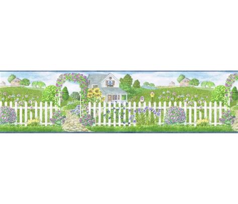 Garden Wallpaper Border B48014