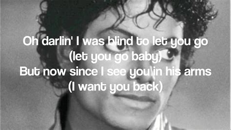I Want You Back Jackson 5 With Lyrics Youtube