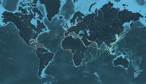 An Incredible Visualization Of Global Shipping Traffic Vivid Maps