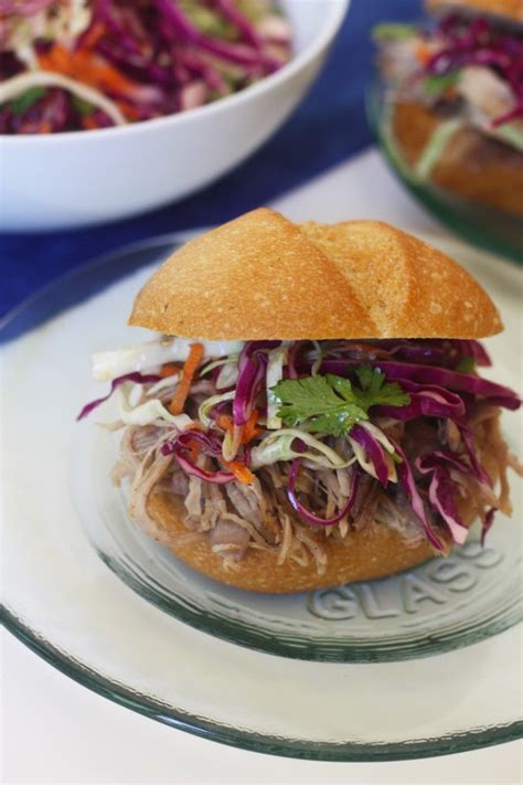 Recipe Pulled Pork Sandwich With Spicy Asian Slaw Catch My Party