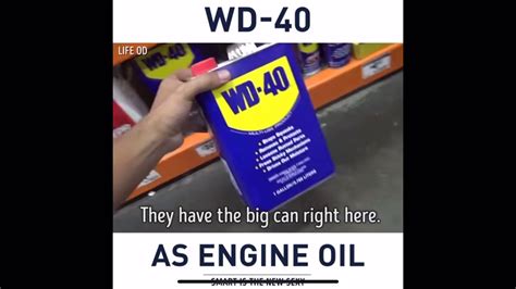 Can You Use Wd 40 As Engine Oil Youtube