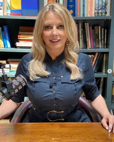 super strong buttons carol vorderman 61 sparks frenzy as she puts on busty display