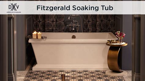 These tubs are created for soaking, but some can be. Fitzgerald Freestanding Soaking Tub by DXV - YouTube