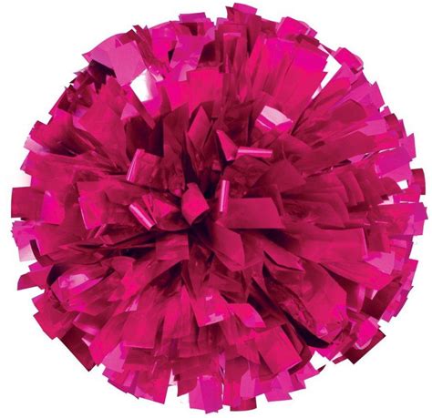 Hot Pink Stars Cheerleading Pom Poms And Cheer Dance Squad Equipment
