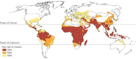 Global Distribution Of Malariathe Changing Global Distribution Of