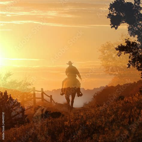 Collection 105 Background Images Cowboy Riding Into Sunset Picture Superb