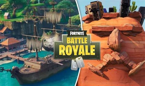 Fortnite Pirate Camps Giant Faces And All Season 8 Week 1 Challenge