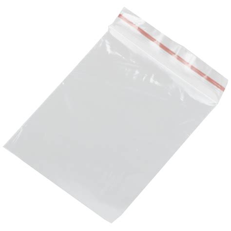 New 200 Ziplock Storage Bags Transparent Plastic Zipper Bags57cm In