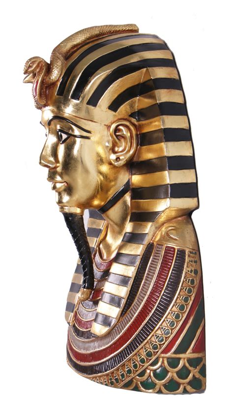 Lifesize Tutankhamun King Tut Egyptian Pharaoh Head Bust 2ft Wall