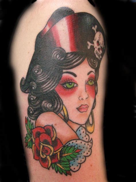 Cool Tattoos Tatoos Traditional Tattoo Portrait Tattoo Lovely Girl