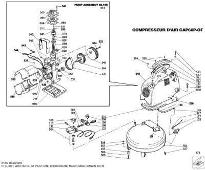 Vue Eclatee Compresseur Mecafer Fifty