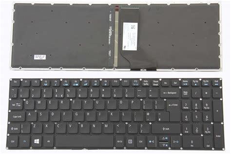 Uk Keyboard English For Acer Aspire R15 R5 571t R5 571tg Spin 3 Sp315