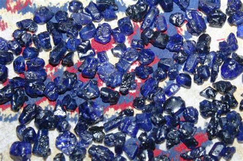 Natural Blue Sapphire Raw Rough Material 510 Mm Approximate Etsy