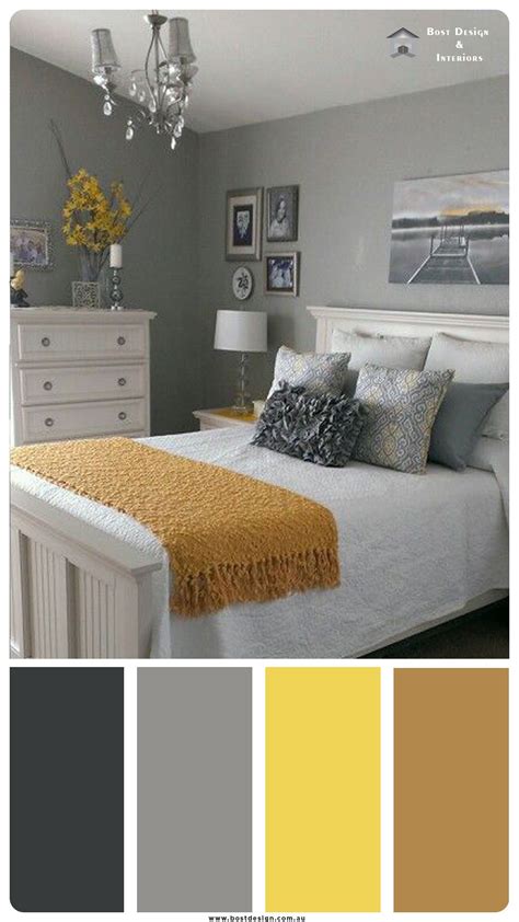 Yellow Color Schemes Bedroom Grey Bedroom Colors Yellow Gray Bedroom