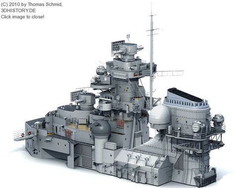 Amazing 3 D Graphics Of Battleship Bismarck Model Ship Building