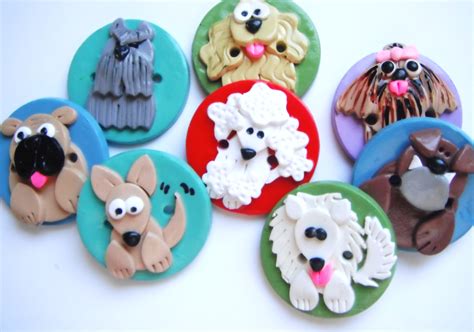 Adorable Polymer Clay Buttons By Digitsdesigns The