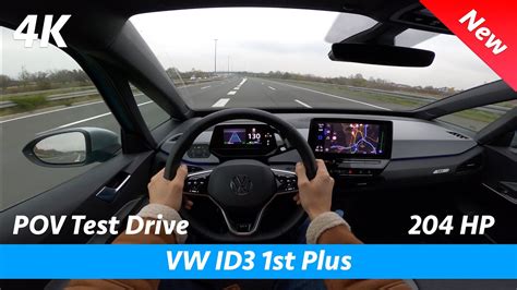 Volkswagen Id3 1st Plus 2021 Pov Test Drive In 4k 204 Hp
