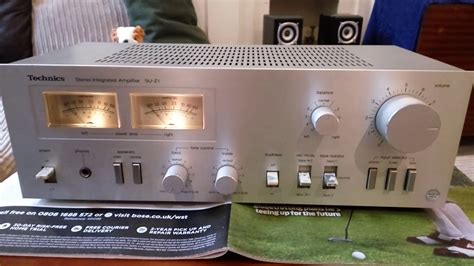 test technics su z1 vintage stereo amplifier youtube