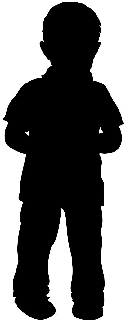 Baby Boy Silhouette Free Vector Silhouettes