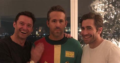 Ryan Reynolds Suffers Christmas Prank At Hands Of Hugh Jackman Jake Gyllenhaal Christmas