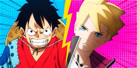 One Pieces Luffy Vs Narutos Boruto Debate Heats Up With New V Jump Cover