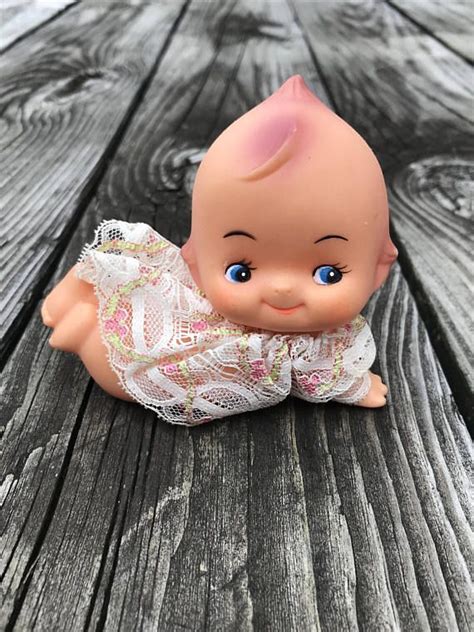 Vintage Kewpie Rubber Doll Etsy Rubber Doll Kewpie Kewpie Dolls