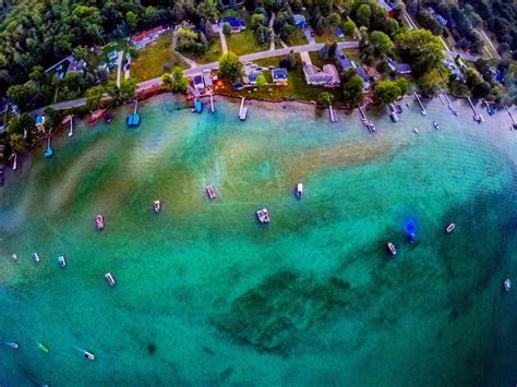 Torch Lake Is Michigans Own Slice Of The Caribbean Michigan Vacation