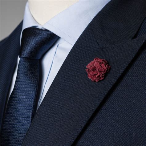 Lapel Pin Red Flower Tailor Store®
