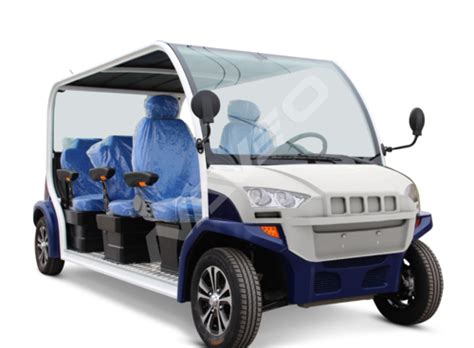 Naveo Blue With White 6 Seater Battery Operated Electric Vehicles ...