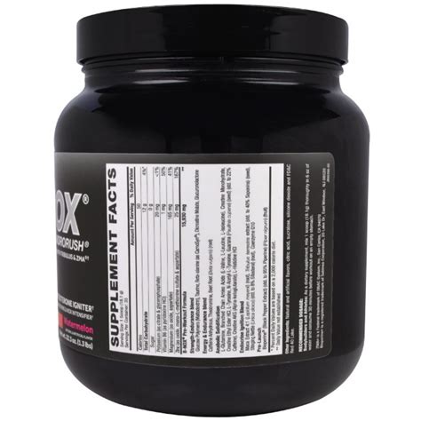 Betancourt Nutrition B Nox Androrush Pre Workout Watermelon 35 Servings Everything Else