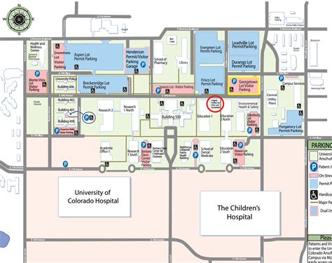 Anschutz Campus Map Map Of The World