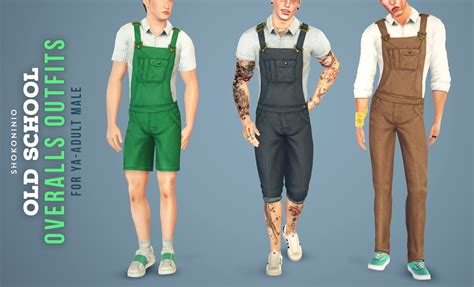 Hey Love Old School 9 Overalls Outfits For Ya Adult Male