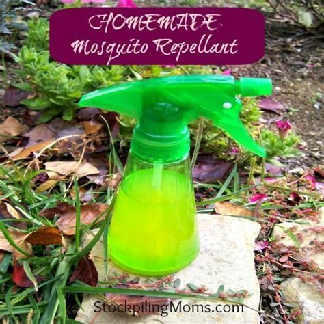 Homemade Mosquito Repellent Recipe Homemade Insect Repellent