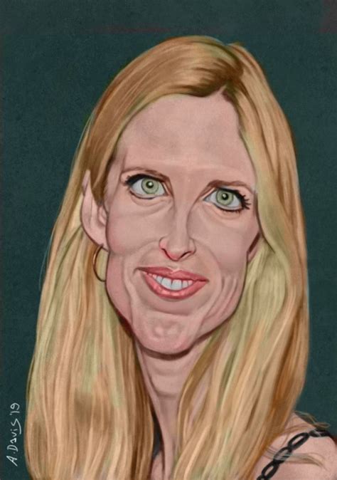 Ann Coulter By Adavis57 Caricature Ann Coulter Celebrity Caricatures