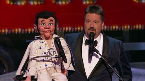 Talented Ventriloquist Terry Fator Asks His Friend To Sing An Elvis